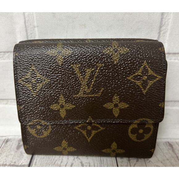 Louis Vuitton Portefeuille Elise Trifold Monogram Compact Wallet Made In France - Picture 2 of 16